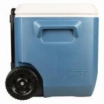 Coleman Xtreme 50qt Rolling Cooler with Wheels, Extra-Walled Insulation Keeps Ice up to 5 Days, Portable Wheeled Hard Chiller