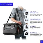 Titan by Arctic Zone Deep Freeze Cooler - 48 Can Zipperless Hardbody Cooler with Deep Freeze Insulation, HardBody Liner, and SmartShelf - Sharkskin Gray