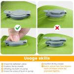 Oramoose Camping Sleeping Pad, 4in Thick Ultralight Inflatable Camping Mat with Pillow, Built-in Foot Pump Sleeping Mat, Wide Compact Camping Pad for Travel Tent Hiking Backpacking Trip Car Camp Gear