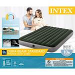 Intex 64109E Dura-Beam Standard Prestige Air Mattress: Fiber-Tech – Queen Size – 10in Bed Height – 600lb Weight Capacity – Pump Sold Separately