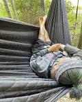 Sunyear Camping Hammock 4 Season Quilted Winter Hammock- Cozy and Durable, Best for Cold Weather