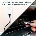 Ivation Electric Cooler & Warmer with Handle | 24 L Portable Thermoelectric Fridge for Vehicles & Trucks| 110V AC Home Power Cord & 12V Car Adapter for Camping, Travel & Picnics