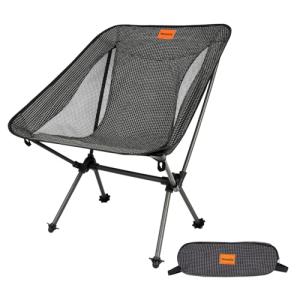 Msnaile Camping Chair, Carbon Fiber Frame 1.5 lbs Ultralight Folding Chair, Compact Portable Camp Chair for Adults, Backpacking, Hiking, Outdoor, Travel