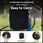 Propane 2-Burner Camping Stove with Carrying Bag, 17500 BTU Adjustable Burners, Portable Folding Gas Stove for Camping, Outdoor Cooking, Backpacking Camp Stove for BBQ, Camping Tailgating