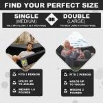 SZHLUX Camping Hammock Double Portable Hammocks Camping Accessories and Camping Gear,Great for Hiking,Outdoor,Beach,Camping