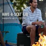 Coleman Reunion 54qt Premium Steel Belted Cooler, Portable Insulated Cooler with Latch, Handles, Drain & Bottle Opener, Great for Camping, Tailgating, Beach, Picnic, & More