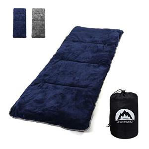 Sleeping Cot Pads (75" x 28") Portable for Camping & Hiking with Elastic Straps, Cotton Soft Thick Cot Pad,Waterproof - NavyBlue