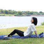 Sleeping Cot Pads (75" x 28") Portable for Camping & Hiking with Elastic Straps, Cotton Soft Thick Cot Pad,Waterproof - NavyBlue