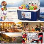 LifeBROS 11qt 19qt Insulated Portable Cooler Leak-Proof Airtight Ice Chest Dry Box Hard Cooler Plus Ice Packs for Travel, BBQ, Camping, Picnic-Blue…