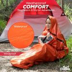 Emergency Sleeping Bag 3 Pack | for Survival Gear and Supplies Life Bivy Sack Waterproof Mylar Emergency Blankets for Survival Kit Car Camping Gear Hiking Tac Bivvy Go Bag Supplies Sleep Sacks Shelter