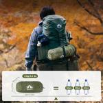 Night Cat Camping Hammock Tent: Lightweight Portable 4 in 1 Hammock with Rain Tarp and Mosquito Net for Hiking Jungle Outdoor Green