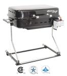 Flame King - YSNHT500 RV Or Trailer Mounted BBQ - Motorhome Gas Grill - 214 Sq Inch Cooking Surface - Adjustable Flame Controller, Black