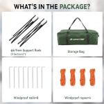 1-2 personTent Waterproof & Windproof Family Tents Camping-Tent All-Weather Backpacking-Tent for Camping-Hiking, Outdoor Adventures with Carry Bag