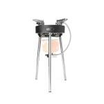 Fire-Maple Saturn X Camping Stove - High-Power Outdoor Cooking Stove with Dual Preheating Tubes, Wind-Resistant, Adjustable Height and Foldable Supports for Camping