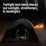 Kelty Daydreamer 4P + 6P Camping Tent, Blackout Fabric, Interior Light Diffusing Gear Loft, Standing Height, PFAS Free (4 Person)