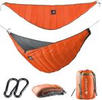 AYAMAYA Single & Double Hammock Underquilt Full Length Big Size Under Quilts for Hammocks, Camping Backpacking Essential, Winter Cold Weather Warm UQ Blanket Bottom Insulation