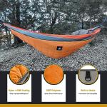 AYAMAYA Single & Double Hammock Underquilt Full Length Big Size Under Quilts for Hammocks, Camping Backpacking Essential, Winter Cold Weather Warm UQ Blanket Bottom Insulation