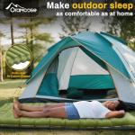 Camping Sleeping Pad, Extra Thick 6 Inch Inflatable Camping Mat with Pillow, Built-in Foot Pump Sleeping Pad for Camping Ultralight Self Inflating Campings Pad for Tent Backpacking Hiking Camp Gear