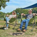 TIMBER RIDGE Hammock Camping Chair, Oversized Swinging Hammock Chair with Adjustable Back and Seat for Outdoor Lawn, Sports, Supports 400lbs, Green