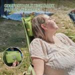 TIMBER RIDGE Hammock Camping Chair, Oversized Swinging Hammock Chair with Adjustable Back and Seat for Outdoor Lawn, Sports, Supports 400lbs, Green