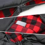 ORRSTAR Sleeping Bag Cold Weather Sleeping Bags for Adults 0 Degree Sleeping Bag with Pillow Extra Large Flannel Big and Tall XXL Warm Winter Zero Degree Camping