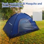 1/2 personTent Waterproof & Windproof Family Tens Portable Camping-Tent All-Weather Backpacking-Tent for Camping/Hiking,Outdoor Adventures with Carry Bag,Lightweight