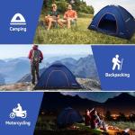 1/2 personTent Waterproof & Windproof Family Tens Portable Camping-Tent All-Weather Backpacking-Tent for Camping/Hiking,Outdoor Adventures with Carry Bag,Lightweight