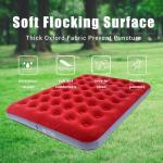 Onirii Queen Size Double Camping Air Mattress Bed with Air Pump,Inflatable Mattress,80"x 60"Thickened Portable Blow Up Air Mattress,Travel Sleeping Bed Pad for Camping Home Hiking