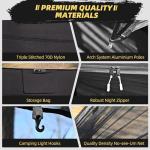 Lulladle Ultralight 2 Person Camping Hammock Mesh House Type Hammock Portable Travel Hanging Hammock 600lbs Durable Parachute Nylon Easy Setup and Pack for Backpacking Hiking Backyard