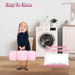 Toddler Nap Mat Kids Sleeping Bag 59‘’×24‘’, Soft Slumber Bag with Removable Pillow and Blanket for Kids Girls Boys,Roll Up Sleeping Mat Thick for Camping,Daycare, Kindergarden,Unicorn