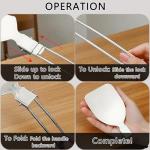 6Pcs Camping Cooking Utensil Set，Camp Kitchen Utensil Set，Stainless Steel Portable Folding Outdoor Cooking Utensil for RV Car,Tent Campers,Outdoor Picnics BBQ