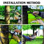 Camping Hammock for Outside,Double Hammock with Tree Straps(18+1Loops) 210T Nylon Parachute Lightweight Portable Hammock for Outdoor Travel,Hiking,Backpacking,Hunting,Outdoor,Beach,Camping Gear