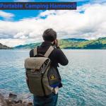 Camping Hammock for Outside,Double Hammock with Tree Straps(18+1Loops) 210T Nylon Parachute Lightweight Portable Hammock for Outdoor Travel,Hiking,Backpacking,Hunting,Outdoor,Beach,Camping Gear