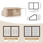 Naturehike Inflatable Tent, 4-8 Person Air Tent, 4 Season Inflatable Tents for Camping, Waterproof Windproof Inflatable House Tent for Adults, Easy Set up Inflatable Camping Tent