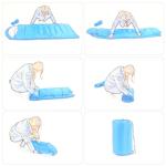 Wind Tour 3 Season Lightweight Waterproof Sleeping Bag Indoor & Outdoor for Hiking Backpacking Camping Traveling (Blue-1.0kg)