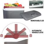 Koolatron 26 qt Portable Cooler - Electric Cooler for Car, Camping, Travel, 12 V Insulated Hard Sided Refrigerator for Vehicle, Boat, Truck, No Ice Cooling, Cools Drinks,Food for Road Trip.