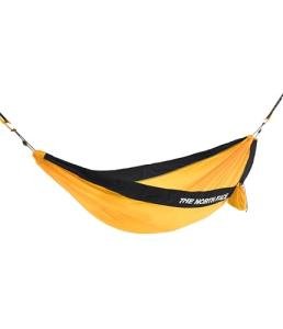 The North Face Wawona Camp Hammock | Includes Carabiners & Tree Straps for Easy Setup, Storage Bag Doubles as Pocket, Light & Packable, Summit Gold/TNF Black, One Size
