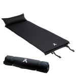 Bear Grylls Self-Inflating Sleeping Pad for Camping with Pillow, Lightweight Inflatable Camping Mat with Extra Padding & Quick Deflation, No Air Pump Needed, Great for Camping, Backpacking, and More