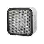 Amazon Basics Ceramic Space Heater, Mini Heater for Office Desk, 500 W, Portable Tent Heater for Camping (Indoor Use), With Tip-Over Protection, Lightweight (1.4 LBS), White, 5.9 x 3.2 x 6 inches