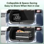 Cooler Bag – Soft Travel Cooler Holds 45 Cans, Stays Cold for 8H & Warm for 6H – Portable Car Trunk Organizer for Camping, Beach, Picnic