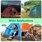 Woanger 10 Pack Bulk 2 Person Camping Tents for Homeless Lightweight Outdoor Tent with Rain Fly and Carrying Bag Waterproof Windproof Setup Pop Up for Homeless Camping Backpacking(Multicolor)