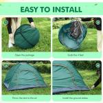 Woanger 10 Pack Bulk 2 Person Camping Tents for Homeless Lightweight Outdoor Tent with Rain Fly and Carrying Bag Waterproof Windproof Setup Pop Up for Homeless Camping Backpacking(Multicolor)