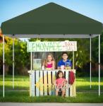 PeacefulHues 10x10 Pop Up Canopy - Beach Tent with One Push Setup, 210D Oxford Fabric - Waterproof & UPF 50+, with Wheeled Carry Bag, Outdoor Sun Shade Gazebo for Events, Parties, Camping