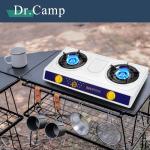 Dr.Camp 2 Burner Camping Stove with white color