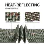 Foam Camping Pads for Hiking, Ultralight Closed Cell Mattress, Waterproof Soft Mat for Adults, Wide Picnic Yoga Mats, Folding Sleeping Pad for Outdoor Backpacking (Army Green-1Pack)