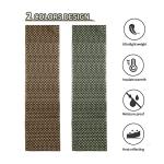 Foam Camping Pads for Hiking, Ultralight Closed Cell Mattress, Waterproof Soft Mat for Adults, Wide Picnic Yoga Mats, Folding Sleeping Pad for Outdoor Backpacking (Army Green-1Pack)