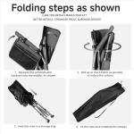 Anmiro Folding Camping Chair with Cup Holder and Storage Bag, Heavy Duty Support 400 LBS, Oversized Collapsible Portable Camping Chair for Outdoor Camp, Picnic, Travel, Fishing Grey