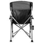 Anmiro Folding Camping Chair with Cup Holder and Storage Bag, Heavy Duty Support 400 LBS, Oversized Collapsible Portable Camping Chair for Outdoor Camp, Picnic, Travel, Fishing Grey