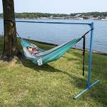 Equip Single Point Portable Hammock Stand - Perfect for Lounging & Camping Hammocks - Hang Around & Enjoy The Outdoors - Up to 400lbs Capacity