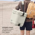 Coleman Pro Heavy-Duty 25qt Ultra-Light Premium Hard Cooler, Extra-Thick Insulation Keeps Ice up to 3 Days, 36-Can Capacity